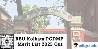 RBU Kolkata PGDMP Merit List 2025 Out; Check Details Here